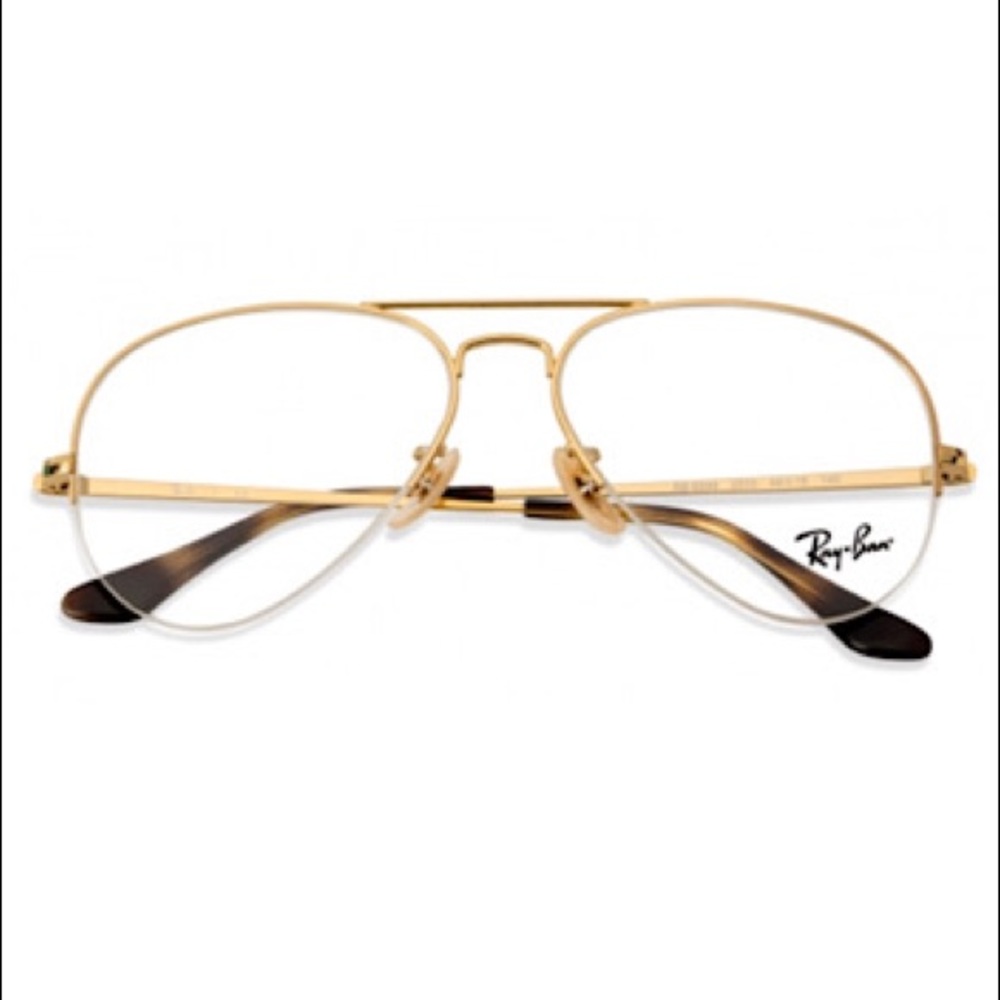 Ray-Ban AVIATOR GAZE RB 6588 GOLD ON HAVANA NWT!